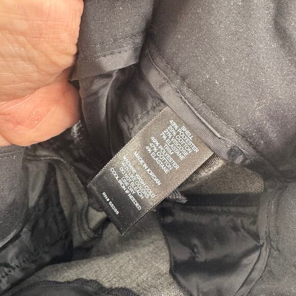 Express Columnist Low-Rise Flare Trousers Gray Dress Pants Size 0 Short Y2K - Picture 7 of 8